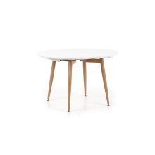 edward étkezőasztal, vintage étkezőasztal, fehér étkezőasztal, kihúzható étkezőasztal