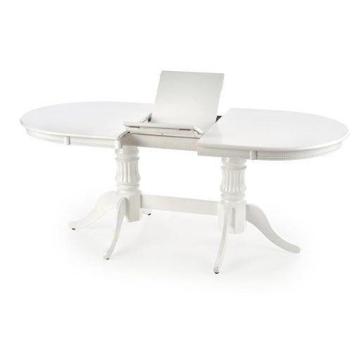 joseph étkezőasztal, fehér étkezőasztal, vintage étkezőasztal, bővíthető étkezőasztal