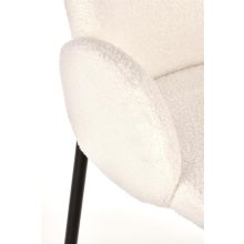 Bouclé anyagú étkezőszék 2 színben   vintage szék, színes szék, elegáns szék, luxus szék