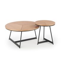 Skandináv asztal, dohányzóasztal, fa asztal, tölgy bútor, olcsó bútor