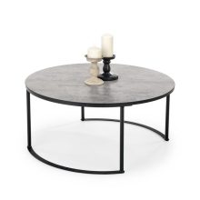 Márvány mintás dohányzóasztal, lerakó asztal, kisasztal, luxus asztal, gödöllő asztal