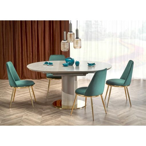 muscat étkezőasztal, bővíthető étkezőasztal, kerek étkezőasztal, étkezőasztal gödöllő