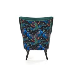 Pávás bársony fotel, vintage fotel, retro fotel, elegáns fotel, pávás fotel, luxus fotel, gödöllő 