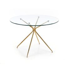 Cairo üveg étkezőasztal, gödöllő bútor, luxus asztal, üveg asztal, étkező asztal