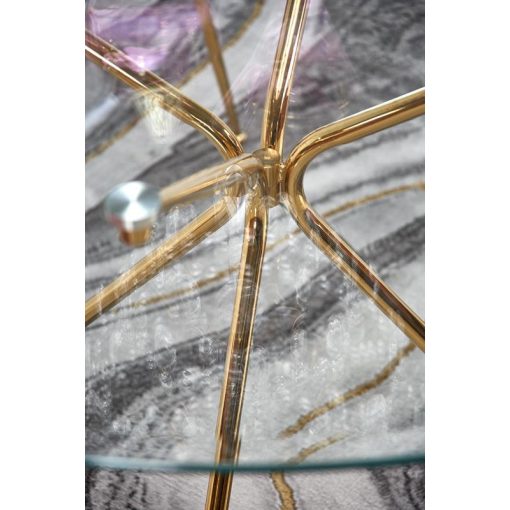 Cairo üveg étkezőasztal, gödöllő bútor, luxus asztal, üveg asztal, étkező asztal