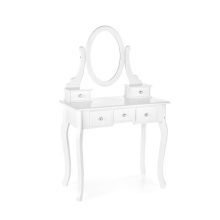 sara fésülködő asztal, vintage fésülködő asztal, fehér fesülködő asztal, sminkasztal