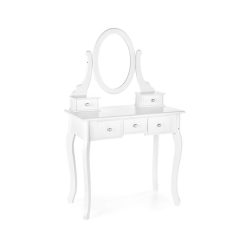sara fésülködő asztal, vintage fésülködő asztal, fehér fesülködő asztal, sminkasztal