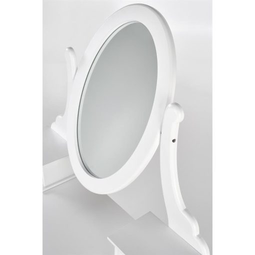 sara fésülködő asztal, vintage fésülködő asztal, fehér fesülködő asztal, sminkasztal