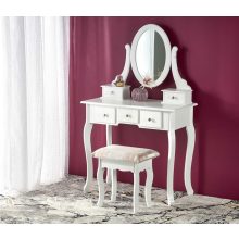 sara fésülködő asztal, vintage fésülködő asztal, fehér fesülködő asztal, sminkasztal