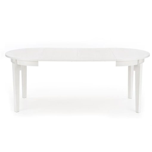 sorbus étkezőasztal, bővíthető étkezőasztal, vintage étkezőasztal, fehér étkezőasztal 