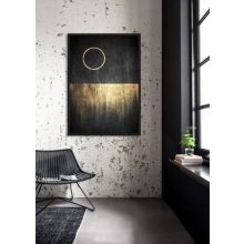 Golden Noir Mini Fekete absztrakt kép 