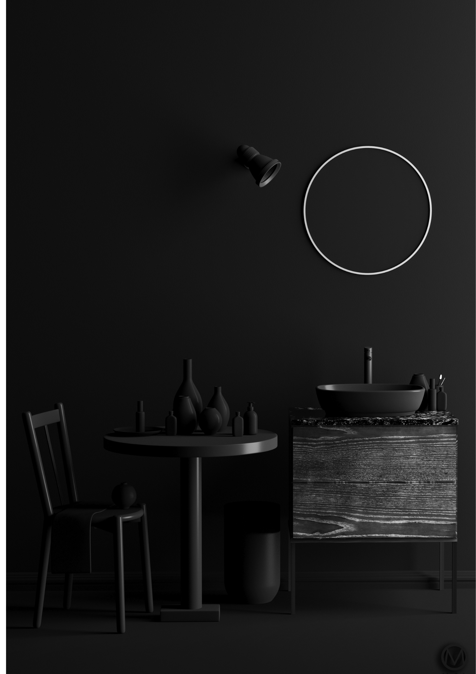 A fekete, mint struktúraépítő szín a kortárs enteriőrtervezésben